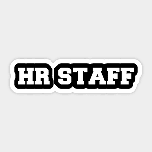 HR Staff w Sticker